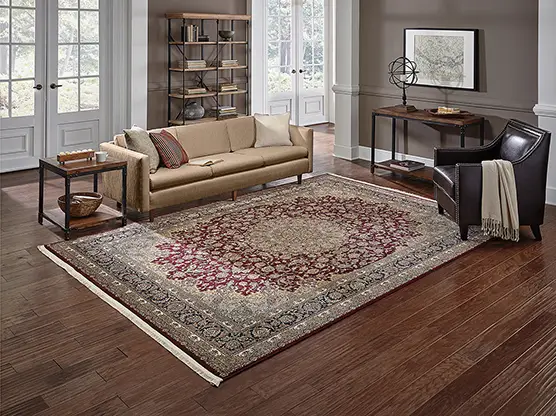 Room with Rug and decorations